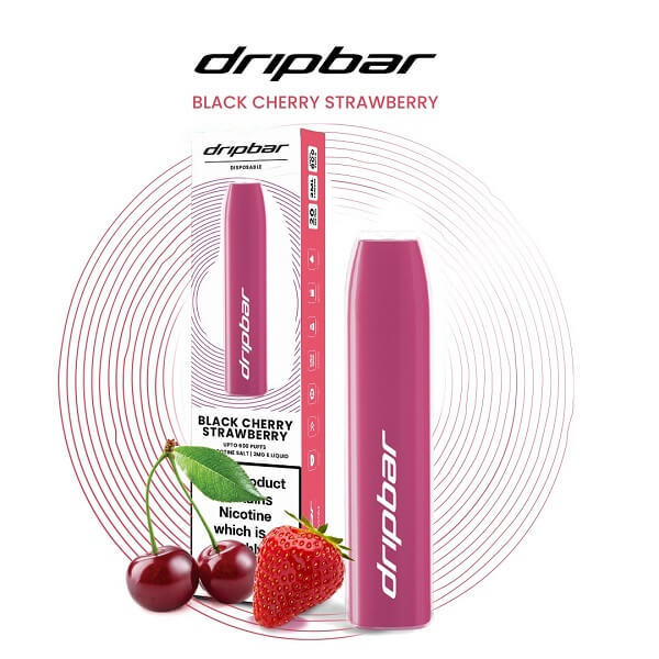 Black Cherry Strawberry 600 By Drip Bar Vape Riyadh Uaes Best